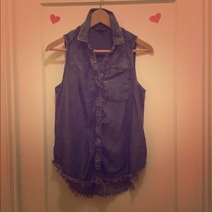 Denim top